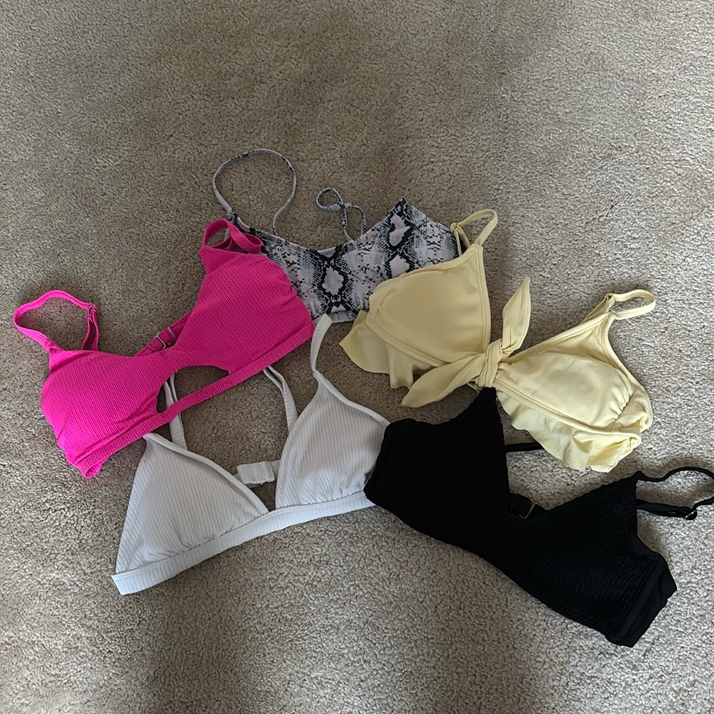 Lot of bikini tops